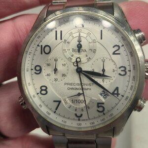 Men's Bulova Precisionist Chronography - White